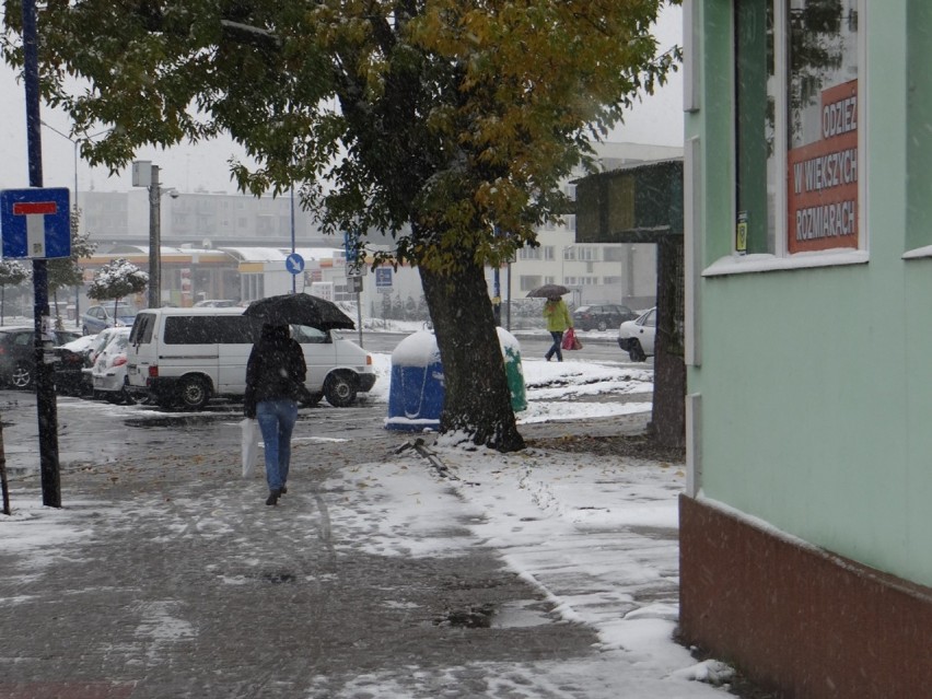 Atak zimy w Radomsku (październik 2015)