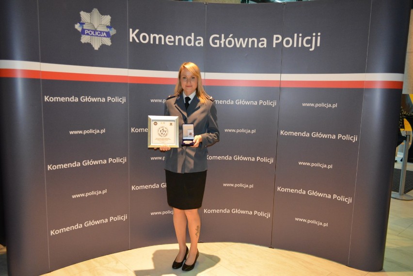 Policjantka ze złotowskiej komendy wyróżniona na Gali Mistrzów