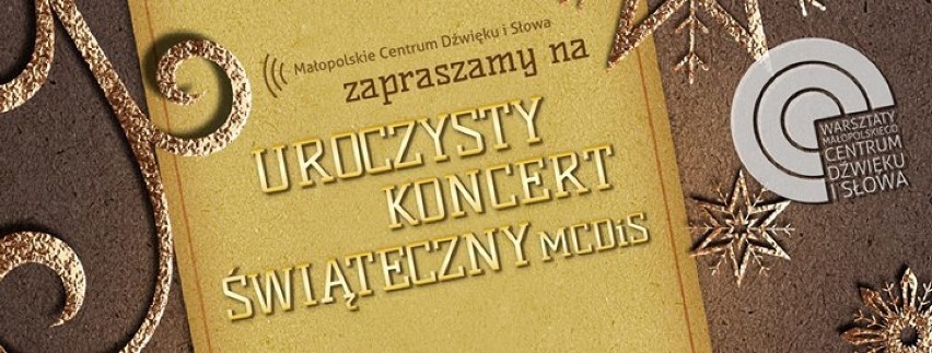 22.12.2016 (czwartek) godz. 18:00
Małopolskie Centrum...