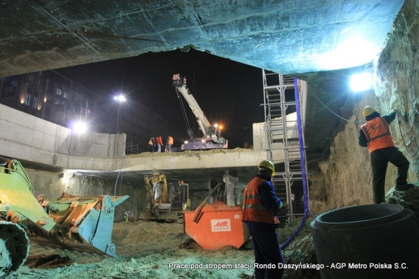 Od wtorku prace przy budowie II linii metra odbywać się będą 24 h na dobę przez 7 dni w tygodniu