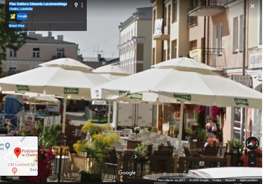 Kamery Google Street View jeździły po Chełmie w 2013 i 2017
