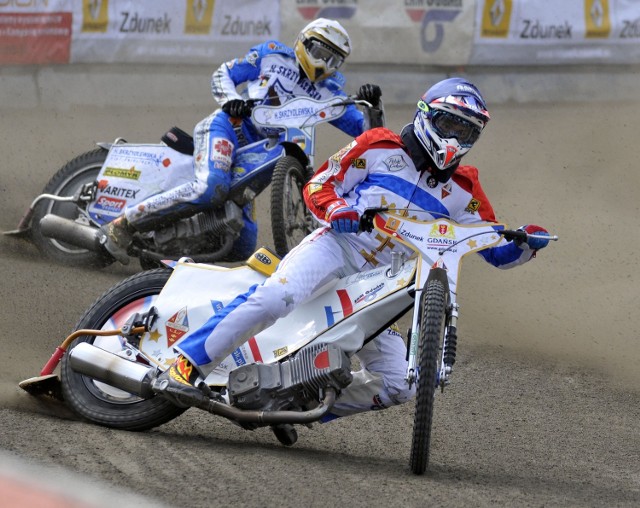 14.04.2013 gdansk..zuzel - pierwsza liga - inauguracja sezonu w gdansku . mecz renault zdunek wybrzeze gdansk - orzel lodz..na zdjeciu: marcel szymko..fot. przemek swiderski / polskapresse dziennik baltycki