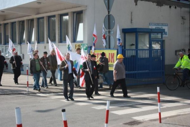 Strajk w Zakładach Azotowych trwa od soboty