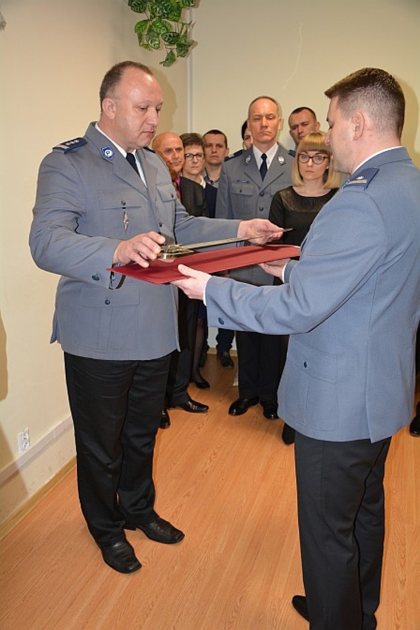 Zmiana na stanowisku Komendanta Powiatowego w Wieruszowie. Uroczystość zdania obowiązków