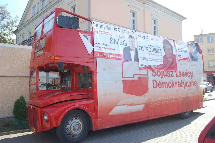 Kampania wyborcza na ulicach Malborka