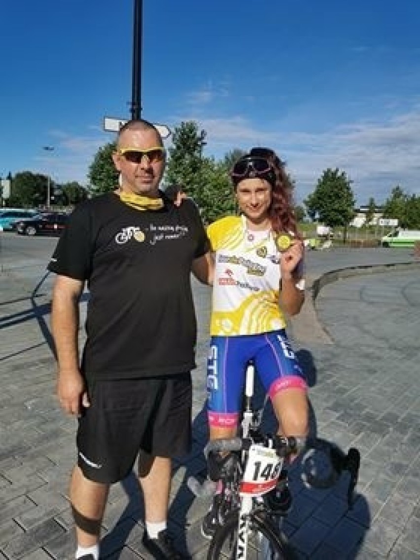 Weronika Wąsaty ze Stargardzkiego Towarzystwa Cyklistów zdobyła srebro w Tour de Pologne Junior!