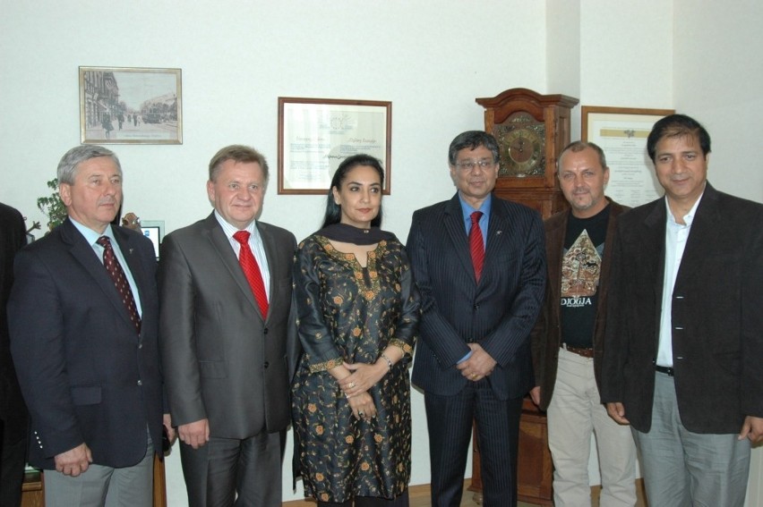 Ambasador Republiki Indii Monika Kapil Moht w Dąbrowie Górniczej
