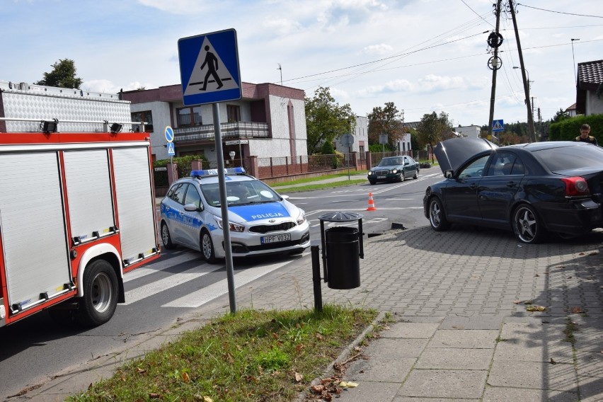 Wypadek na skrzyżowaniu Łąkowej i Głównej w Zduńskiej Woli....