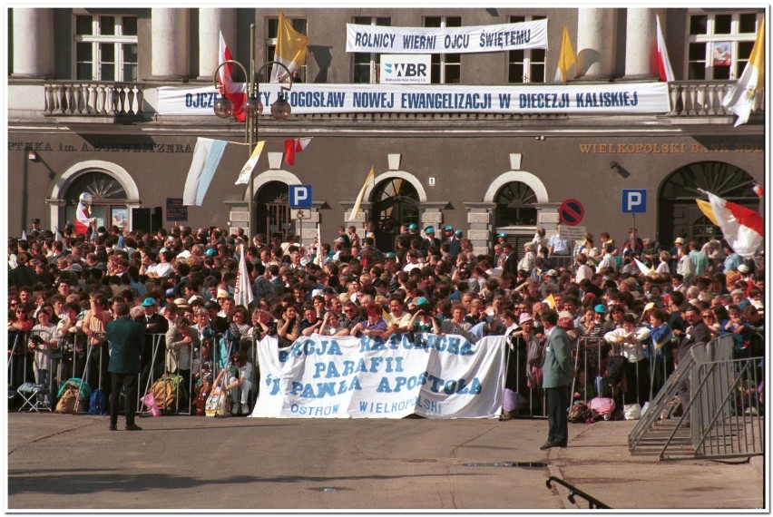 Tak Kalisz witał Jana Pawła II 4 czerwca 1997 roku. Zdjęcia