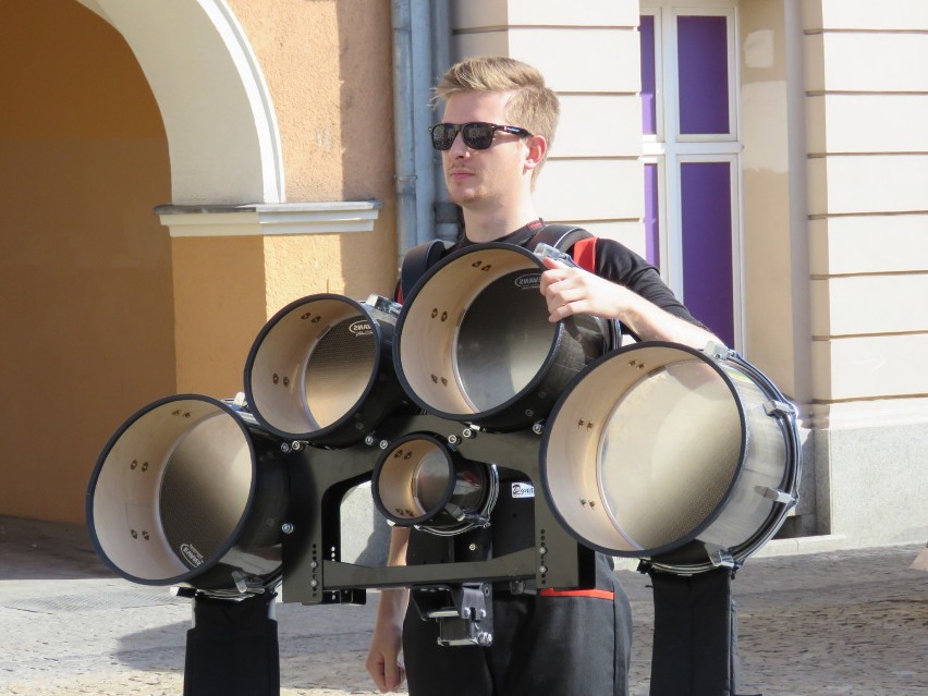 Gliwice: Dziś na Rynku na bębnach i talerzach zagrał belgijski zespół Drum Spirit [FOTO, WIDEO]