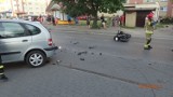 Zderzenie w Starachowicach. Kierowca skręcić w lewo, z przeciwka jechał motocyklista