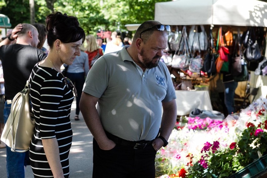 Kiermasz na Wałach Chrobrego. Jest pięknie i kolorowo [ZDJĘCIA]