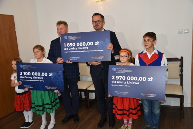 Pieniądze, które gmina Liniewo otrzymała z Polskiego Ładu pozwolą na zrealizowanie wielu ważnych dla mieszkańców inwestycji.