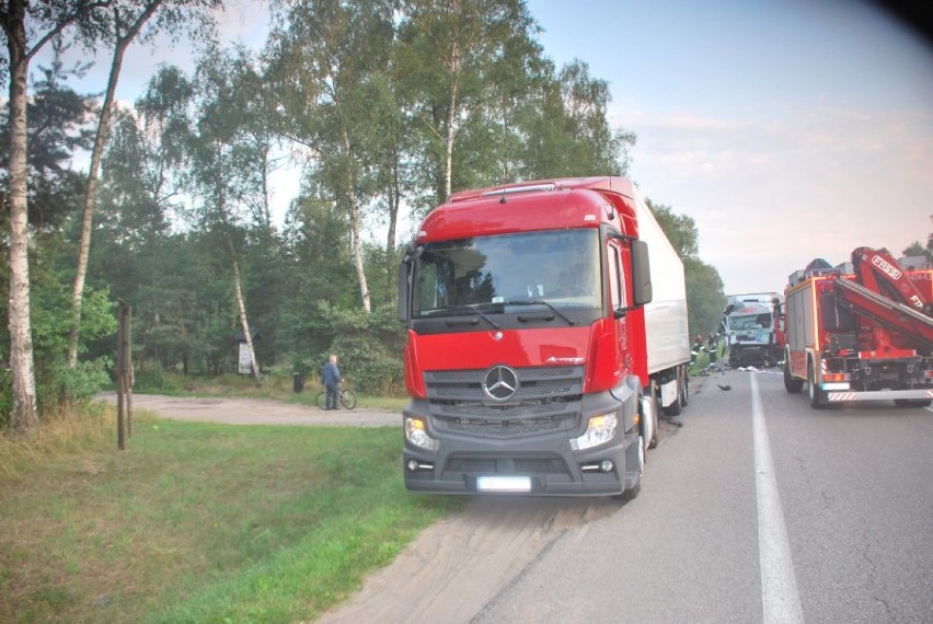 Dąbrowa Górnicza: zderzenie ciężarówek na DK1, utrudnienia w ruchu