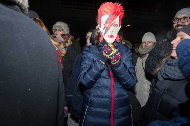 Pożegnanie Davida Bowiego. Warszawa uczciła pamięć mistrza [ZDJĘCIA]