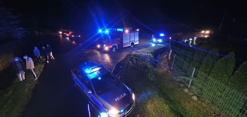 Wypadek w Węgorzewie. Jedna osoba trafiła do szpitala