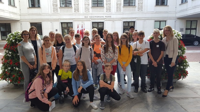 Uczniowie z wizytą w Sejmie Rzeczypospolitej Polskiej - 11 września 2019