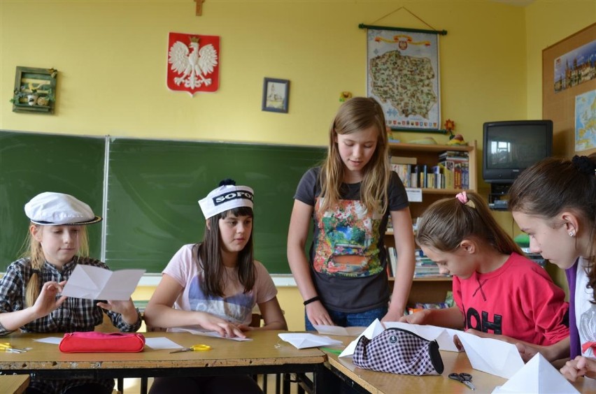 Projekt złap wiatr w żagle wiedzy w szkole w Chmielnie