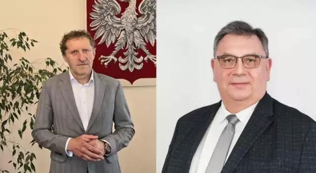 Jarosław Szturmowski (po lewej) i Marek Szczypior, czyli nowy i były wójt Starego Pola