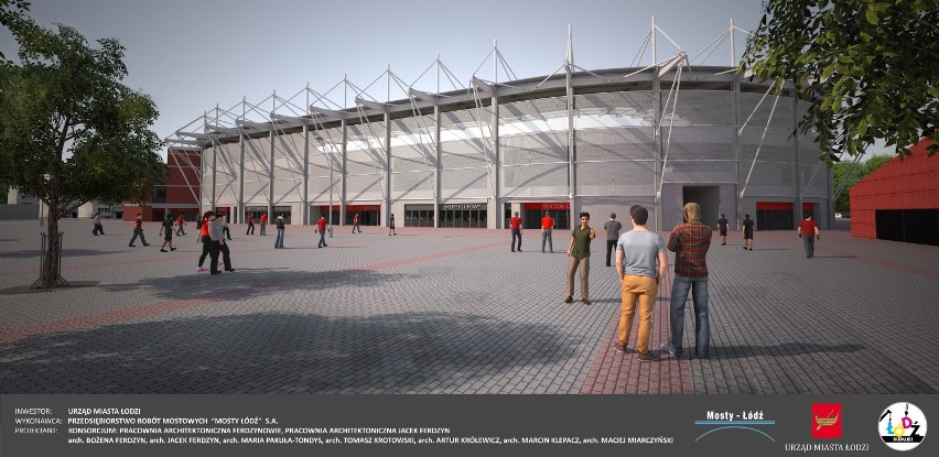 Nowy stadion Widzewa będzie mieścił ponad 18 tysięcy widzów,...