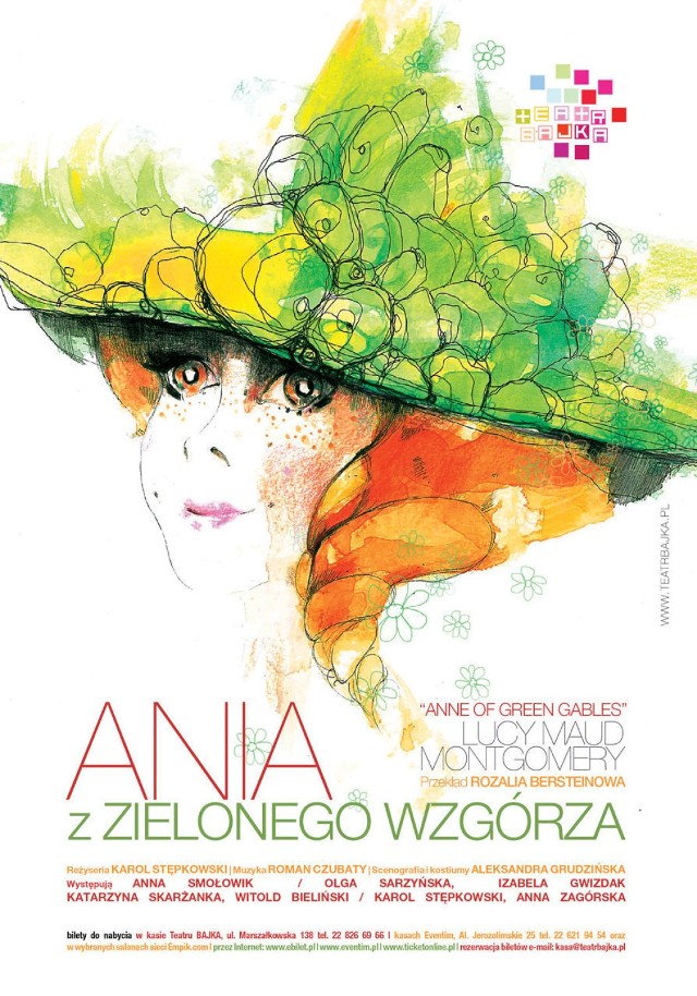 Teatr Bajka zaprasza na spektakl zrealizowany na podstawie powieści Lucy Maud Montgomery &quot;Ania z Zielonego Wzgórza