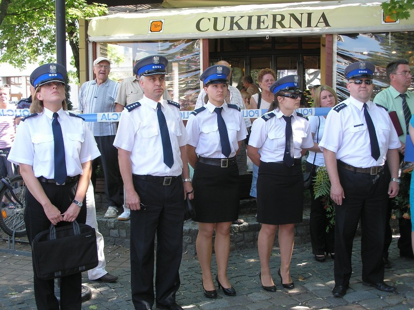 Obchody swięta policji 2012 na placu Jakuba Wejhera w Wejherowie