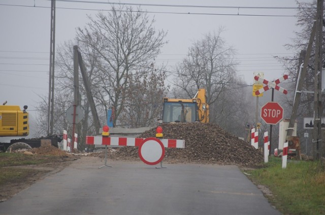 Remont przejazdu w Głogowcu