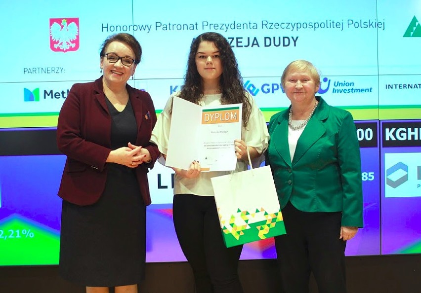 Uczennica I LO w Radomsku zwyciężczynią konkursu w ramach Dni Przedsiębiorczości