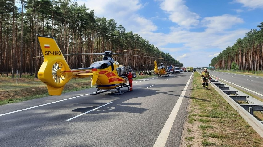 Błyskawicznie przybyły śmigłowce LPR.