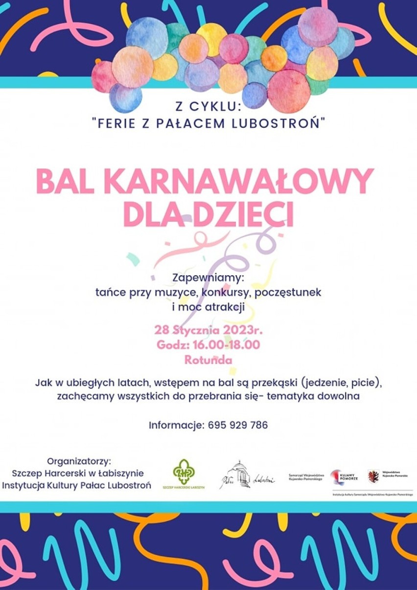 Bal karnawałowy dla dzieci.