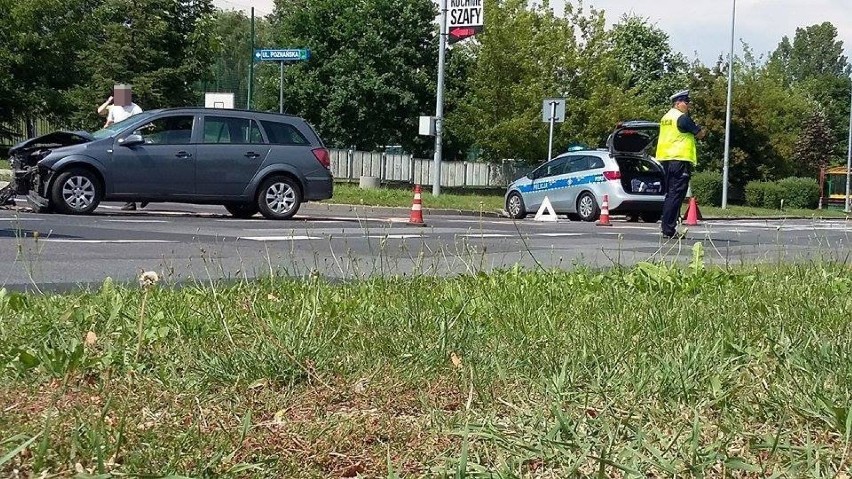 Wypadek w Jastrzębiu: zderzenie dwóch osobówek