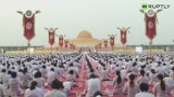Tysiące mnichów z Tajlandii obchodziło święto Makha Bucha (wideo)