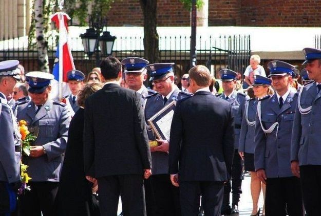 Głogowski policjant odznaczony w Warszawie