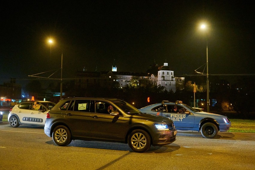 Samochodowy protest w Lublinie