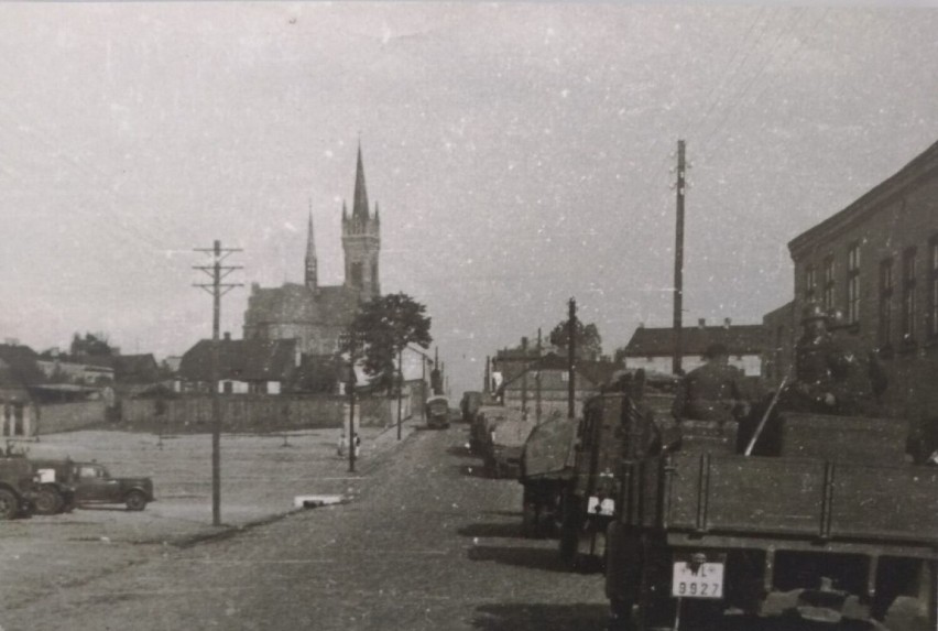 Wojska niemieckie na ulicach Zgierza we wrześniu 1939 r.