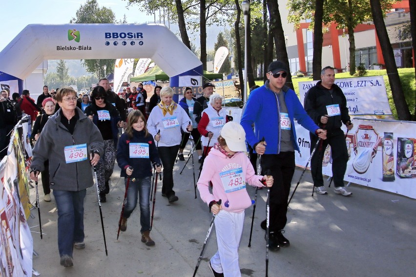 Marsz Nordic Walking w Bielsko-Białej