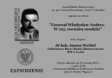 Odczyt o generale Władysław Andersie w Sieradzu - w piątek 22 września w powiatowej bibliotece