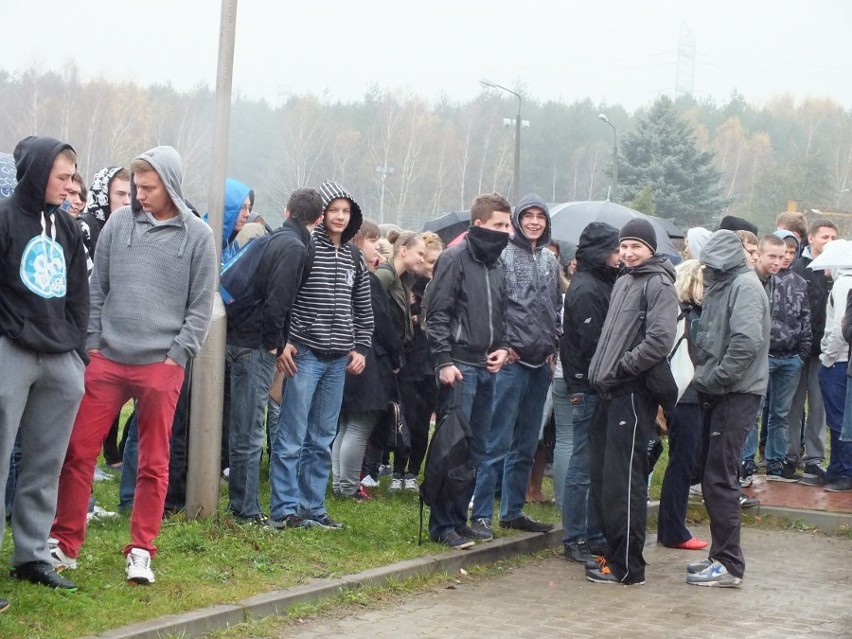 Ewakuacja ZSP nr 3 w Bełchatowie to tylko ćwiczenia