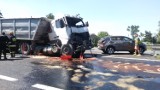Wypadek na DK1 w Czechowicach-Dziedzicach