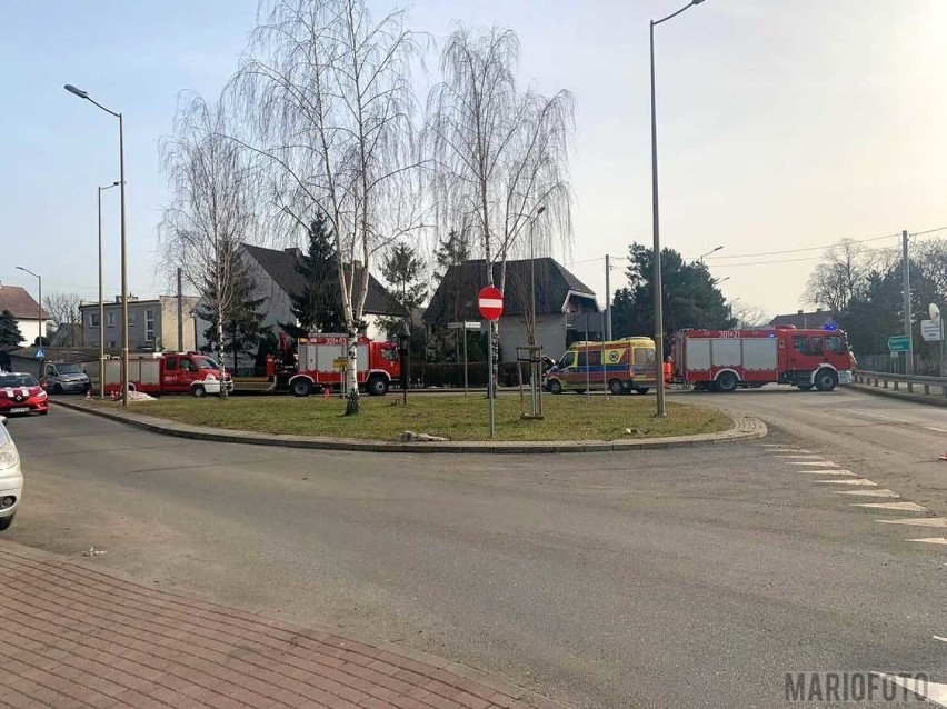 Zderzenie dwóch samochodów na al. Przyjaźni w Opolu.