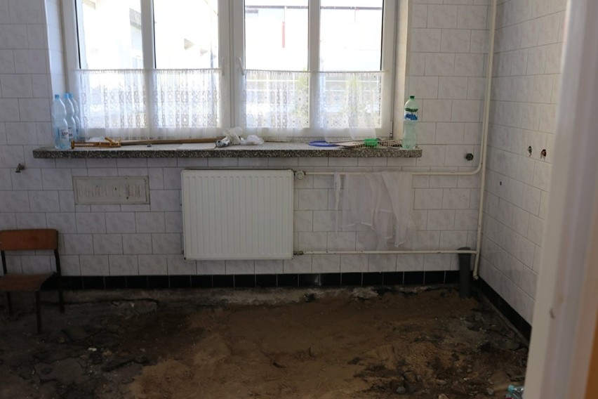 Gmina Trzcianka: Trwają remonty w szkolnych stołówkach