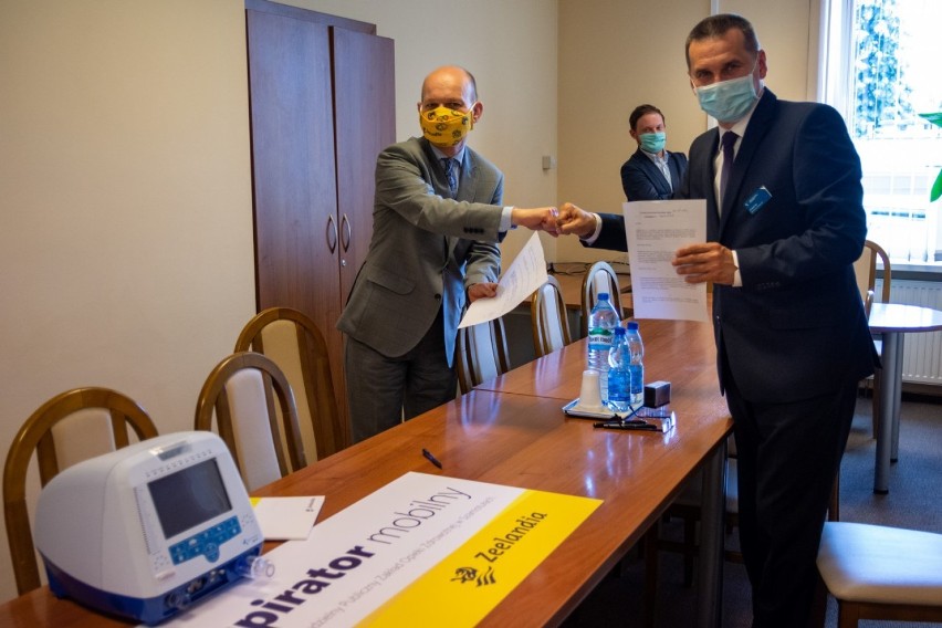 Szamotulski szpital ma nowy respirator. Sprzęt przekazała firma Zeelandia