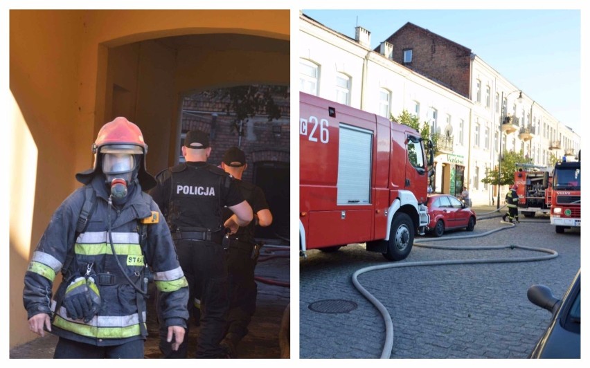Nowe informacje w sprawie pożaru na Zielonym Rynku we Włocławku. Zatrzymano 46-latka