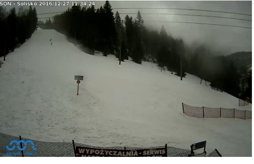 Warunki narciarskie w Beskidach: Tutaj można poszusować [ZDJĘCIA Z KAMEREK]