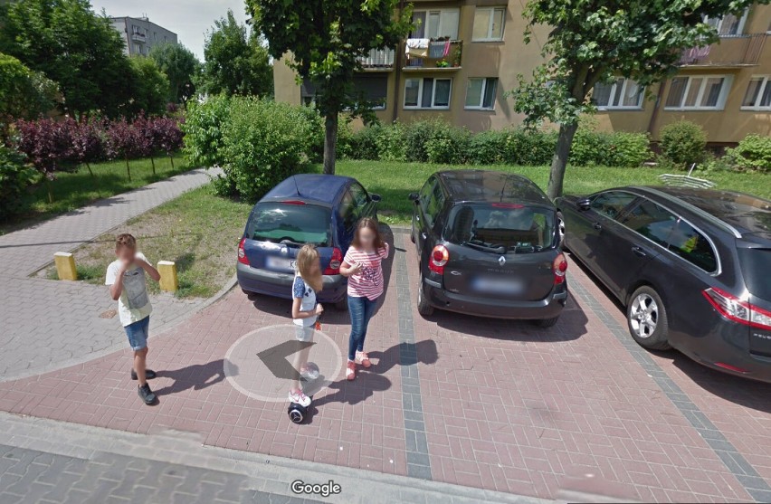 Kamery Google Street View uchwyciły wągrowczan