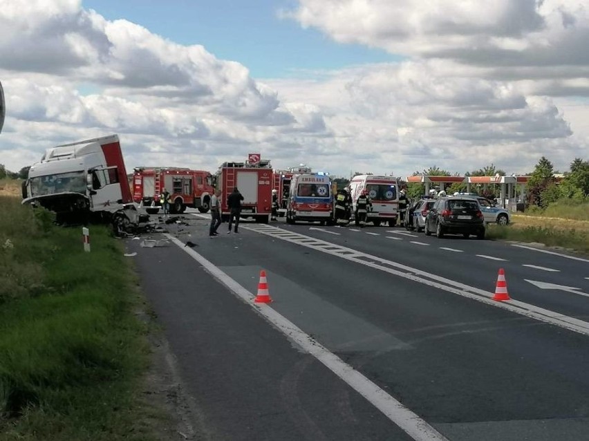 Groźny wypadek w Grucznie - 6.06.2020.