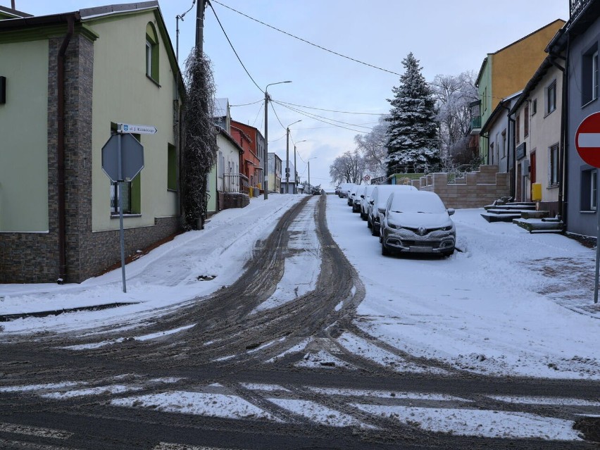 Pierwszy śnieg w Radziejowie