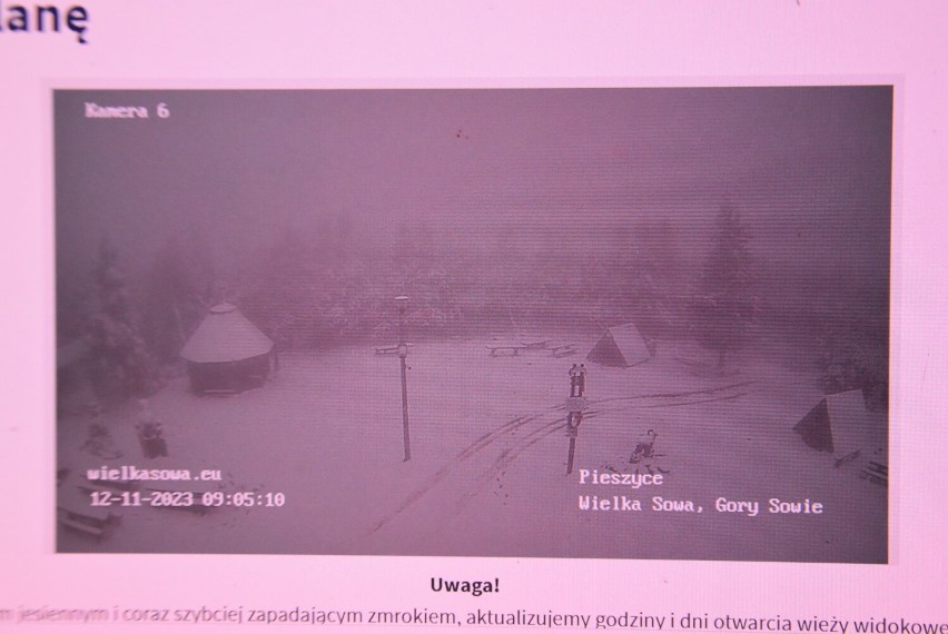 Na Wielkiej Sowie śniegu jest już sporo