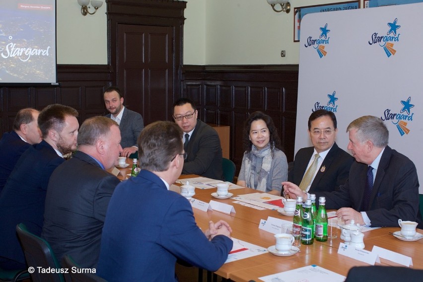 Egzotyczna wizyta w Stargardzie. Ambasador Tajwanu Ming-Jeng Chen zapoznał się z naszym miastem