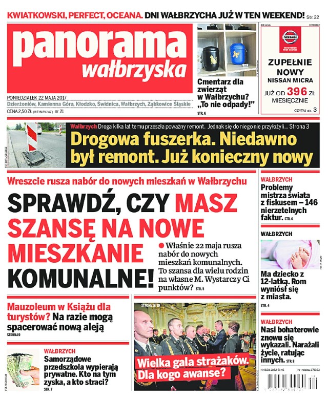 Panorama Wałbrzyska z 22 maja 2017 r.